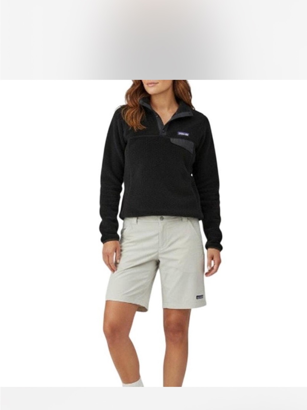 Patagonia Black Half-Zip Fleece Pullover